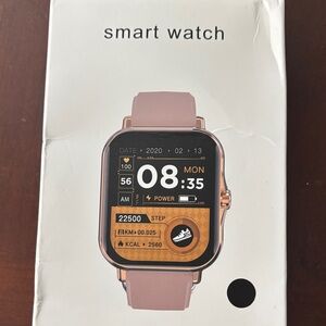 Smart Watch with Black Strap